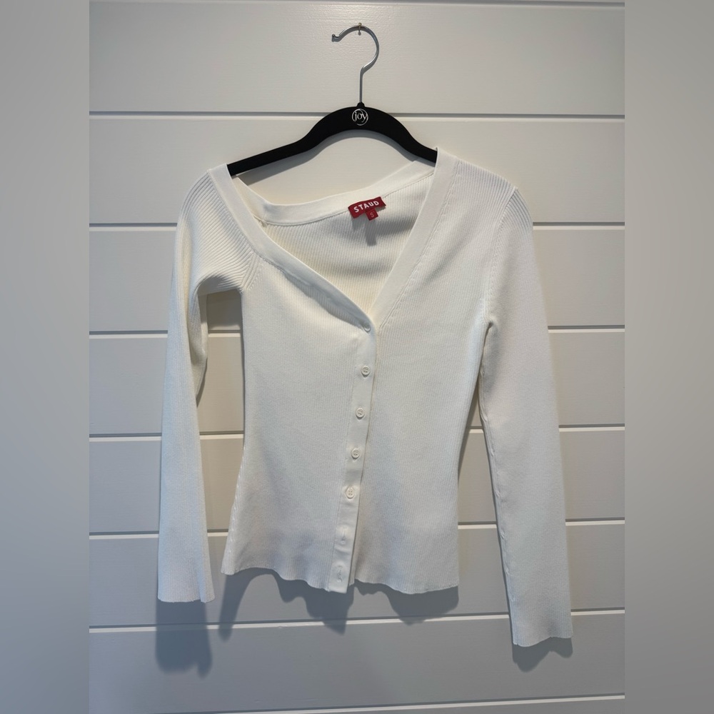Staud Asymmetrical Cardigan